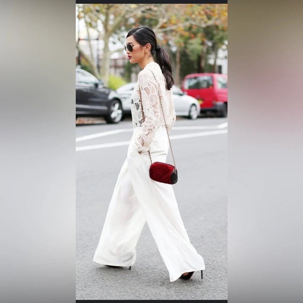 ! Wes Gordon wide leg pants